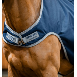 Couverture de marcheur Horseware Amigo Ripstop 900D 100g Marine / gris titanium Bleu marine