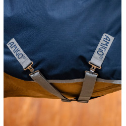 Couverture de marcheur Horseware Amigo Ripstop 900D 100g Marine / gris titanium Bleu marine