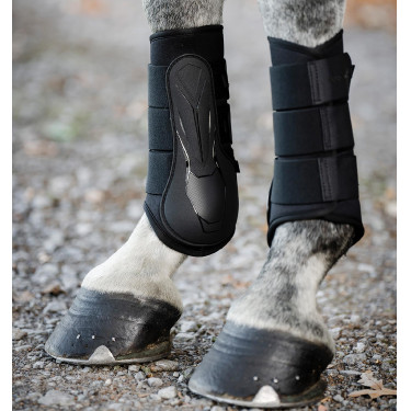 Guêtres de dressage Horseware® Classic Noir / noir Guêtres de dressage Horseware® Classic Noir / noir