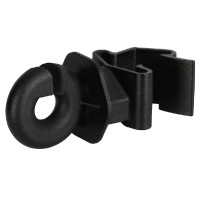 Isolateur annulaire clip T-Post AKO par 25 Noir Isolateur annulaire clip T-Post AKO par 25 Noir