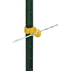 Isolateur annulaire clip T-Post AKO par 25 Jaune Isolateur annulaire clip T-Post AKO par 25 Jaune