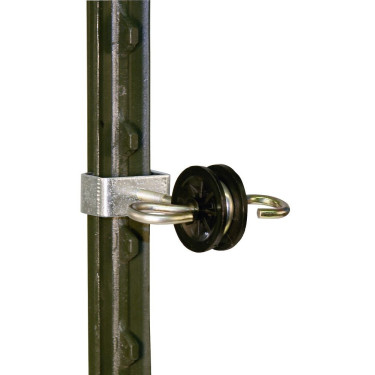 Isolateur double ancrage T-post AKO par 4 Isolateur double ancrage T-post AKO par 4