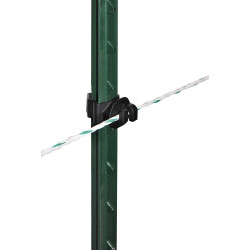 Isolateur pour cordelette T-Post AKO par 25 Noir Isolateur pour cordelette T-Post AKO par 25 Noir