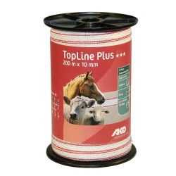 Ruban blanc / rouge TopLine Plus AKO Blanc / rouge