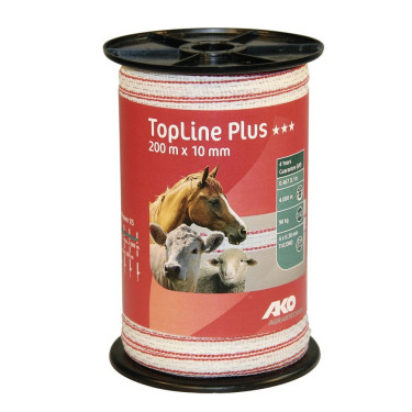 Ruban blanc / rouge TopLine Plus AKO Blanc / rouge