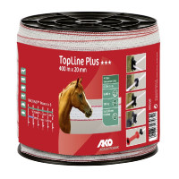 Ruban blanc / rouge TopLine...