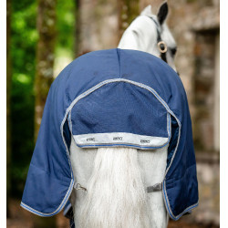 Couverture d'extérieur Horseware Rhino® Plus Poney 250g 1000D Noir / gris titane / bleu classique