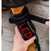 Guêtres de Thérapie pour chien Horseware par lumière rouge LED Noir / noir