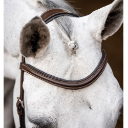 Bridon Horseware Micklem Deluxe Competition Havane foncé Marron