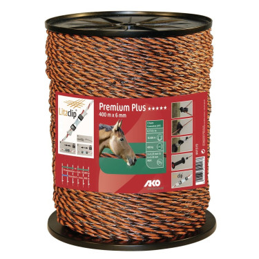 Cordelette PremiumLine AKO Orange / marron