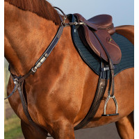 Collier de chasse Horseware Micklem avec martingale Marron