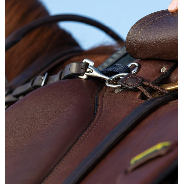 Collier de chasse Horseware Micklem avec martingale Marron