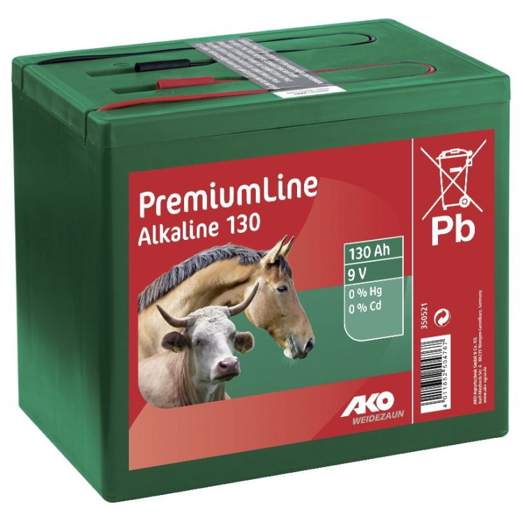 Pile alcaline 9 V pour clôture