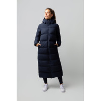 Manteau long Paloma matelassé femme Horze Noir caviar Manteau long Paloma matelassé femme Horze Noir caviar