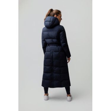 Manteau long Paloma matelassé femme Horze Myrtille Gris