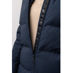 Manteau long Paloma matelassé femme Horze Myrtille Gris