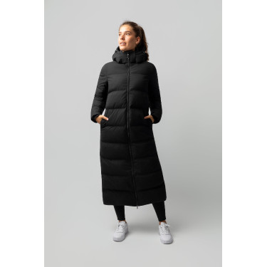 Manteau long Paloma matelassé femme Horze Noir