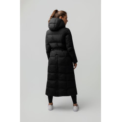 Manteau long Paloma matelassé femme Horze Noir