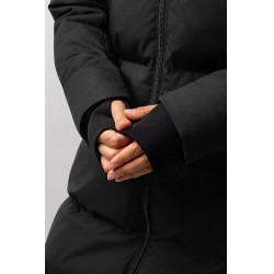Manteau long Paloma matelassé femme Horze Noir
