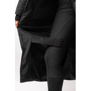 Manteau long Paloma matelassé femme Horze Noir