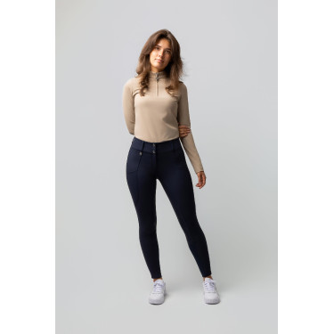 Pantalon d'équitation thermique Horze Grand Prix Pro grip intégral femme Pantalon d'équitation thermique Horze Grand Prix Pro grip intégral femme