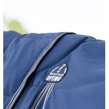 Couverture Horseware Rambo Optimo Stable Plus 400g Marine / orage / gris argent Bleu marine
