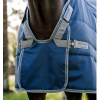Couverture d'écurie Horseware Rambo® Optimo 400g Marine / beige / bleu / marine Bleu marine