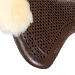 Amortisseur Acavallo Gel NS-S Classic-S découpé plat Marron / mouton naturel