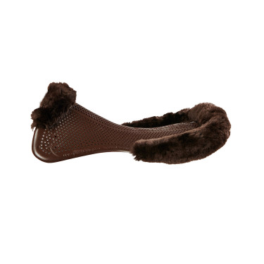 Amortisseur Acavallo Gel NS-S Classic-S découpé plat Marron / mouton marron