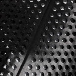 Amortisseur Acavallo Gel NS-S Classic-S découpé plat Noir / mouton blanc