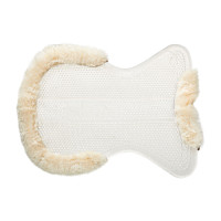 Amortisseur Acavallo Gel NS-S Classic-S découpé plat demi Transparent / mouton blanc