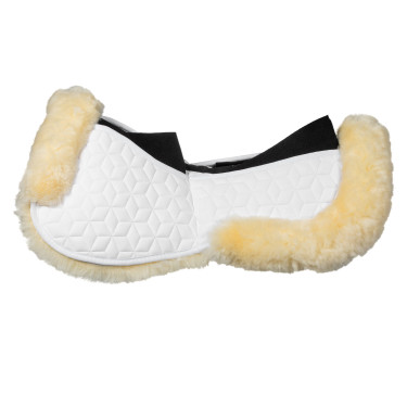 Amortisseur Equestro en élasthanne avec poches et doublure en peau de mouton Blanc / naturel Amortisseur Equestro en élasthanne avec poches et doublure en peau de mouton Blanc / naturel