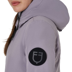 Blouson Equestro femme déperlante et coupe-vent Gris givré Blouson Equestro femme déperlante et coupe-vent Gris givré