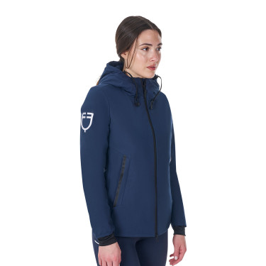 Blouson imperméable femme Equestro x FISE Marine blazer Bleu marine