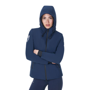 Blouson imperméable femme Equestro x FISE Marine blazer Bleu marine