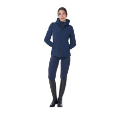 Blouson imperméable femme Equestro x FISE Marine blazer Bleu marine
