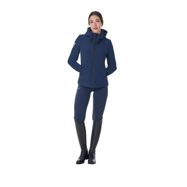 Blouson imperméable femme Equestro x FISE Marine blazer Bleu marine