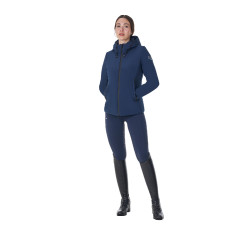 Blouson imperméable femme Equestro x FISE Marine blazer Bleu marine