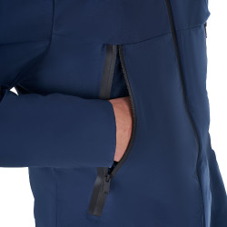 Blouson imperméable homme Equestro x FISE Marine blazer Bleu marine