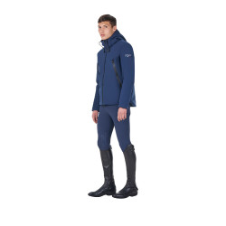 Blouson imperméable homme Equestro x FISE Marine blazer Bleu marine