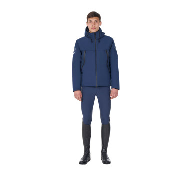 Blouson imperméable homme Equestro x FISE Marine blazer Bleu marine