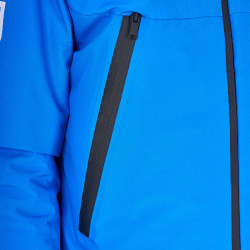 Blouson imperméable homme Equestro x FISE Bleu de savoie