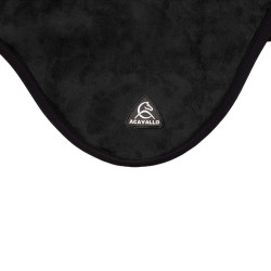 Bonnet anti-mouches Acavallo Sublime en Louvre avec patch logo en silicone Noir