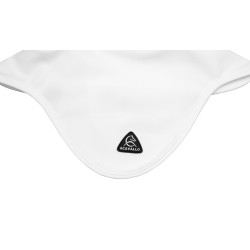 Bonnet anti-mouches Acavallo Sublime en Spandex avec patch logo en silicone Blanc