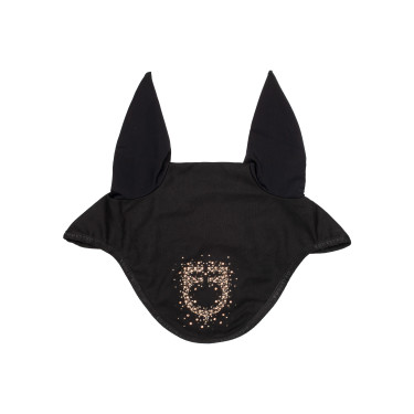 Bonnet Equestro en tissu technique à logo pailleté Noir