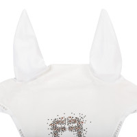 Bonnet Equestro en tissu technique à logo pailleté Blanc