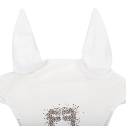 Bonnet Equestro en tissu technique à logo pailleté Blanc