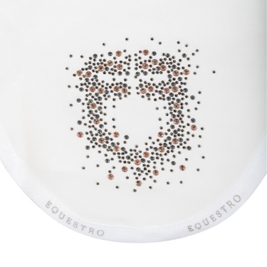 Bonnet Equestro en tissu technique à logo pailleté Blanc