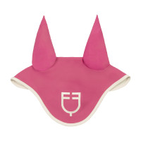 Bonnet Equestro matelassé Wave en tissu technique Rose château / blanc antique Bonnet Equestro matelassé Wave en tissu technique Rose château / blanc antique