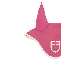 Bonnet Equestro matelassé Wave en tissu technique Rose château / blanc antique Bonnet Equestro matelassé Wave en tissu technique Rose château / blanc antique